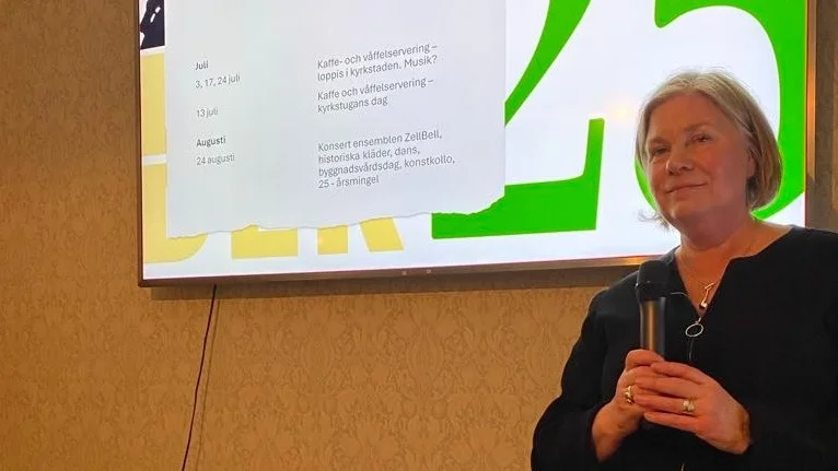 Solanderföreningens ordförande Åsa Wikman.