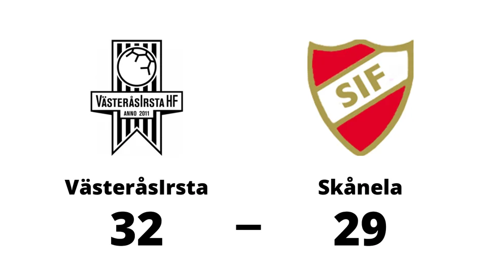VästeråsIrsta HF vann mot Skånela