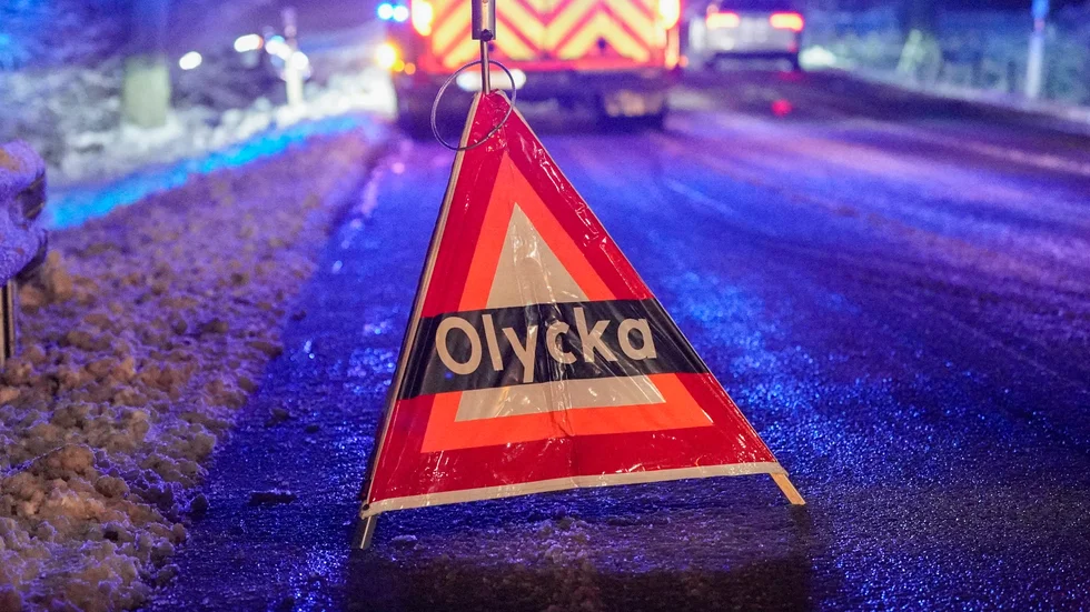Olyckan inträffade vid 21.30-tiden på lördagen. Arkivbild.