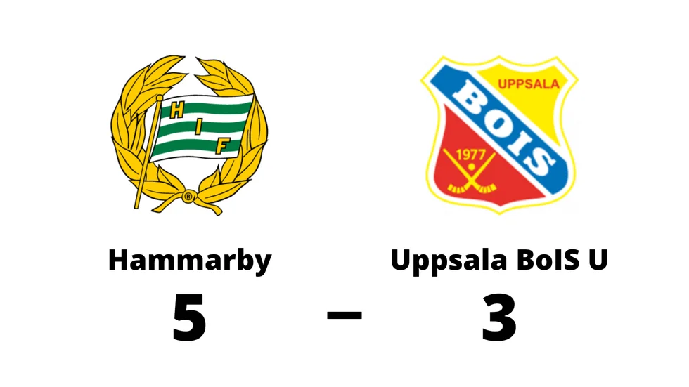 Hammarby IF vann mot Uppsala Dam U