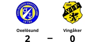 Vingåker besegrade på bortaplan av Oxelösund
