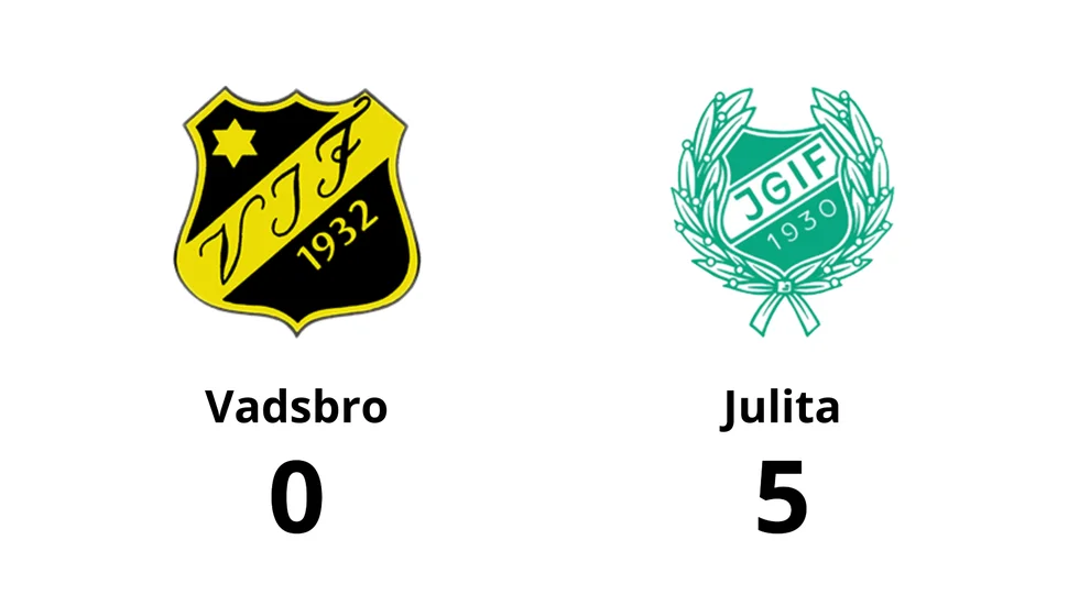 Vadsbro IF förlorade mot Julita GoIF