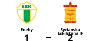Fortsatt tungt för Eneby - förlust mot Syrianska Eskilstuna IF