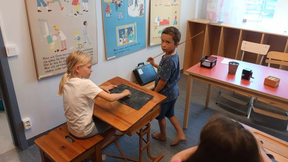 Gammeldags skola.