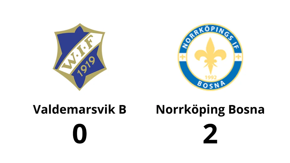 Valdemarsviks IF B förlorade mot Norrköpings IF Bosna