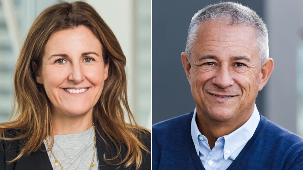 Charlotte von Sydow, vd Visma Spcs och Boo Gunnarson, företagarexpert Visma Spcs.
