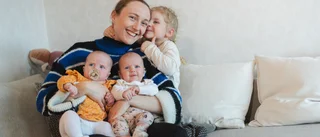 Piteå IF:s landslagsspelare om livet med nyfödda tvillingarna