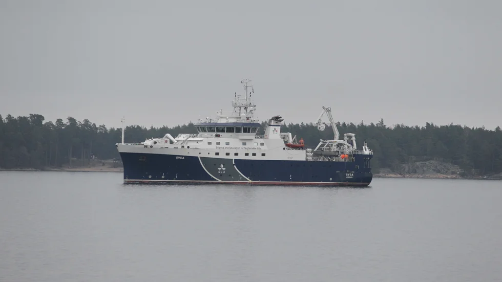 R/V Svea sedd från Lysingsbadet