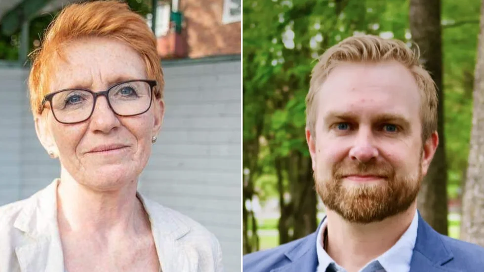 Tanja Hyving och Fredrik Hjelte.