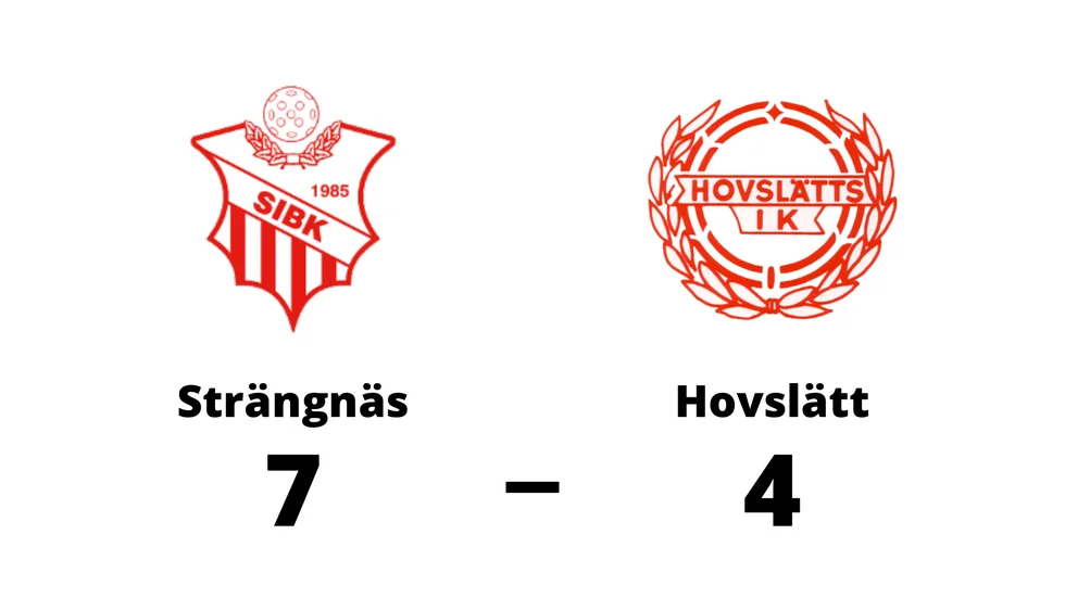 Strängnäs vann mot Hovslätt