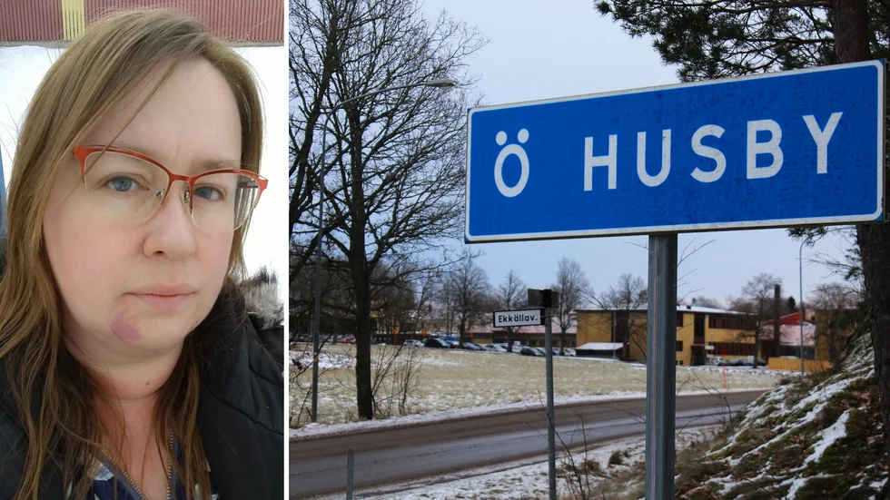 Veronica Linnarsson är kritisk till att öppna förskolan i Östra Husby hotas av nedläggning.