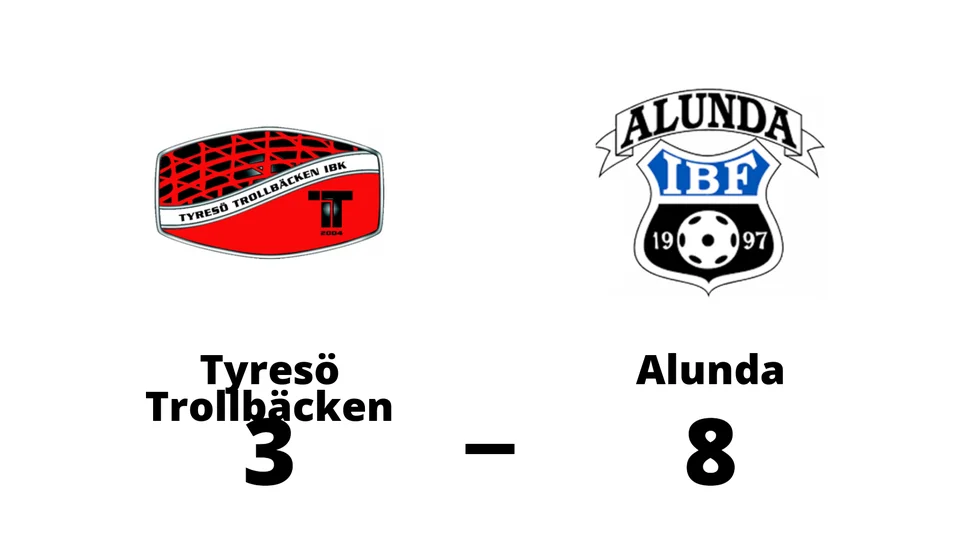 Tyresö Trollbäcken IBK förlorade mot Alunda IBF