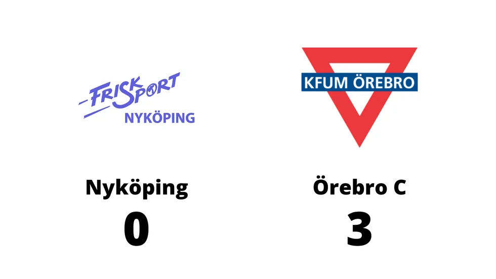 Nyköpings FK förlorade mot KFUM Örebro C