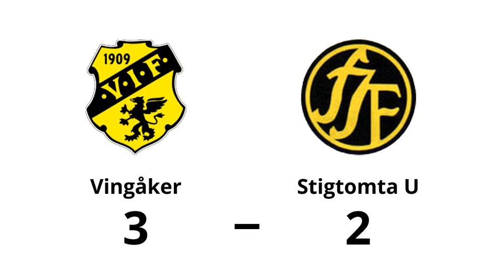 Vingåkers IF vann mot Stigtomta IF U
