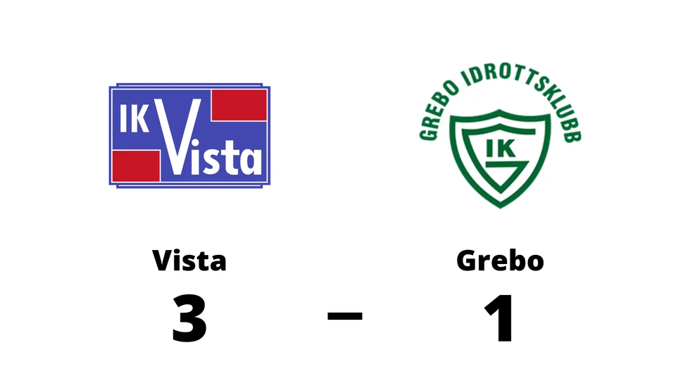 IK Vista vann mot Grebo IK