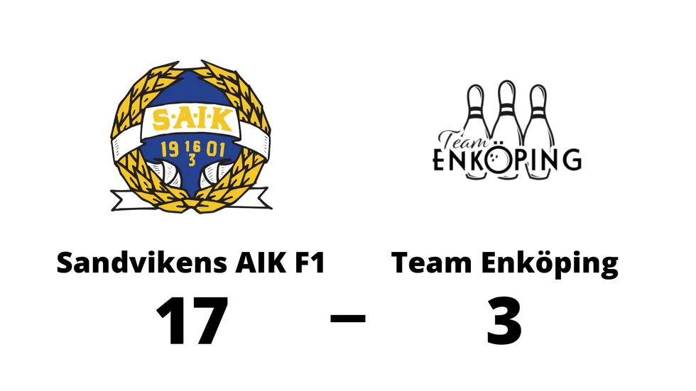 Sandvikens AIK BK F1 vann mot Team Enköping BK