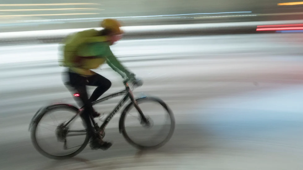 Det går utmärkt att cykla året runt, skriven Bengt Wahlström (det är inte han på bilden).