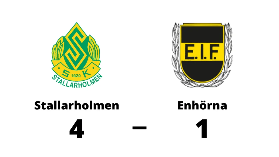 Stallarholmens SK vann mot Enhörna IF