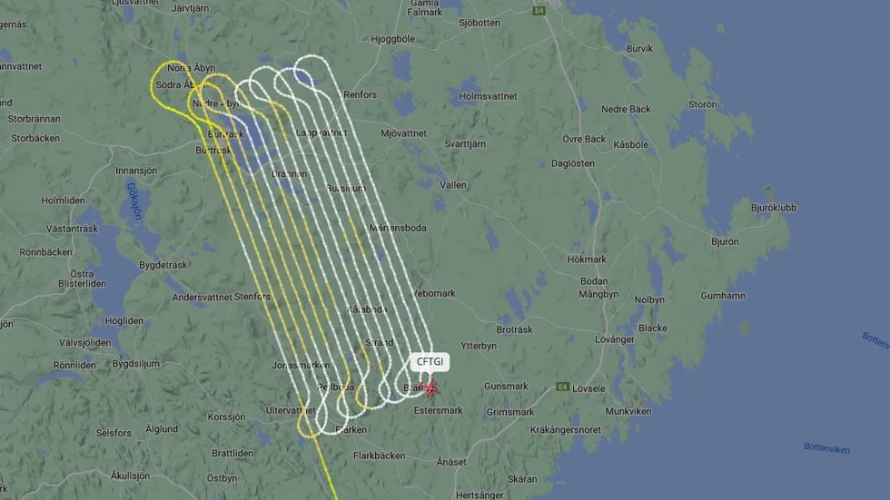 Ett mystiskt plan, tyckte flera läsare som hörde av sig till Norran.