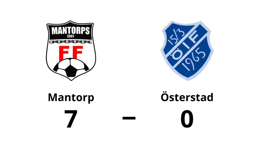 Mantorps FF vann mot Österstads IF