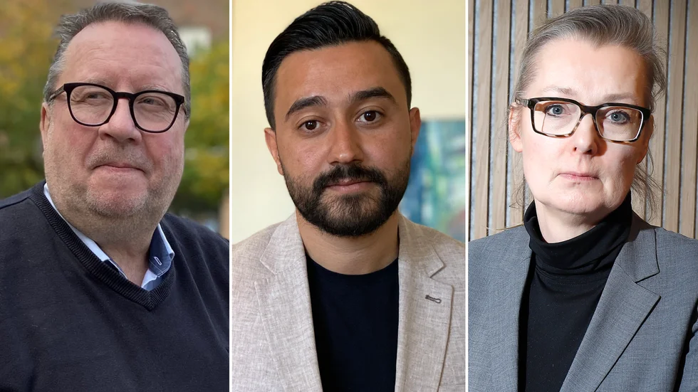 Mikael Edlund (S), gymnasienämndens ordförande Muhammed Tahsin (M) och chefen för barn- och utbildningsförvaltningen Lina Axelsson Kihlblom står för en personalpolitik som inte kommer att leda till att kommunen blir nominerad som årets offentliga arbetsgivare. 