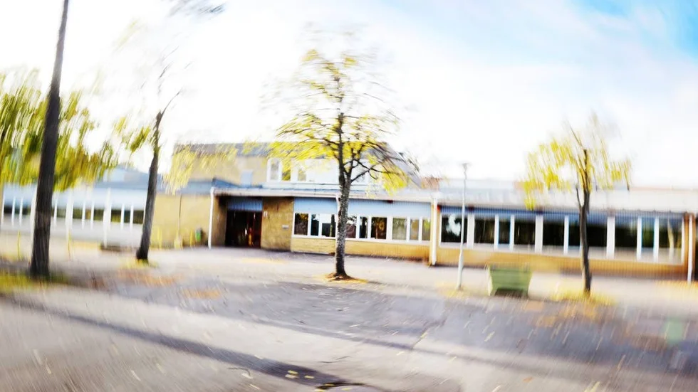 Ludvigsborgsskolan. Fem surfplattor har stulits ur ett klassrum.