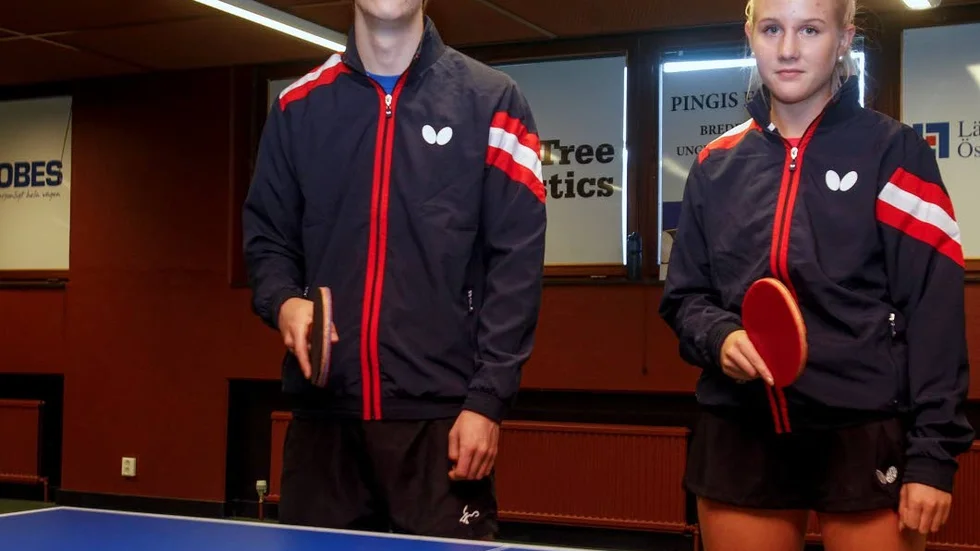 Asker Davidsson och Maria Slycke tog båda silver vid årets DM i pingis.