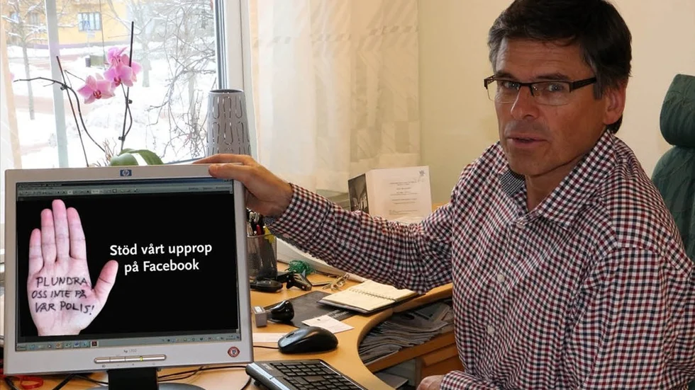 Kommunen, med Lars Rosander i spetsen, har startat ett upprop på Facebook, i kampen för fler poliser.