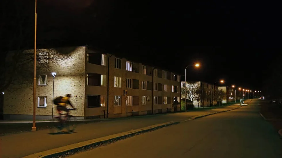 Branden i Linköping inträffade på Luftvärnsgatan. Bilden är tagen vid ett tidigare tillfälle.