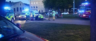 Moped påkörd vid Brandstationen