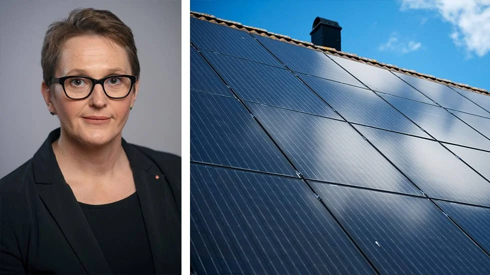 Mari Hultgren,S, motionerar om en paketlösning för solelsintresserade.