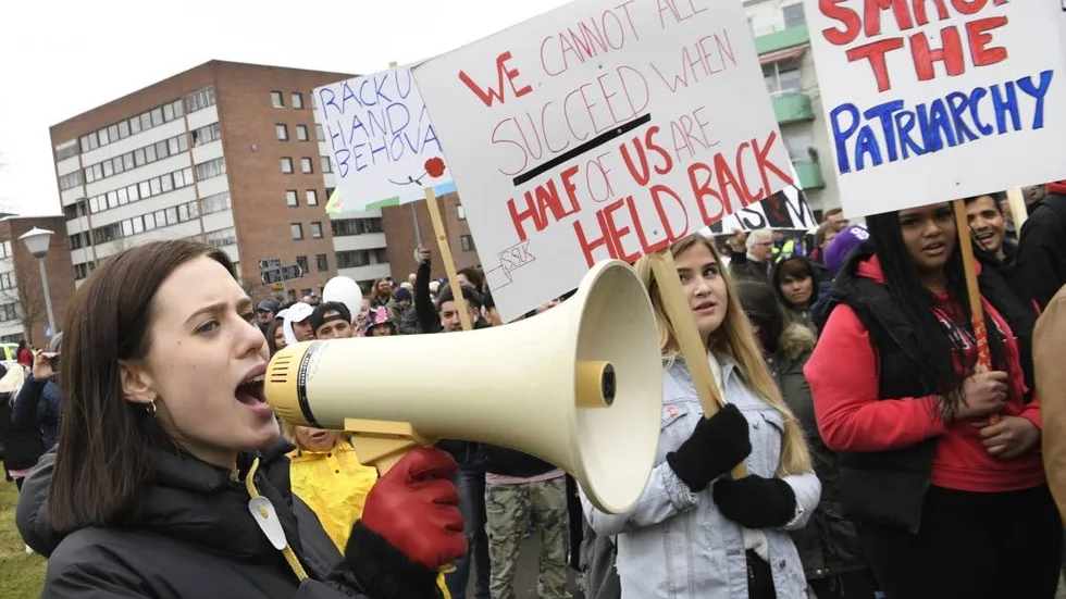 Socialdemokraternas första majtåg i Ludvika förra året.