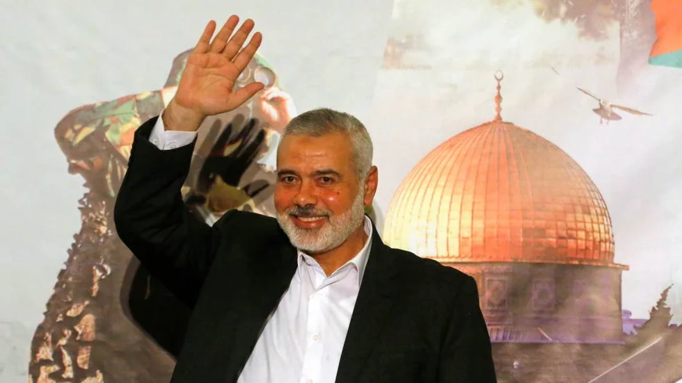Styrande. Hamas högsta ledare, Ismail Haniyeh, då han höll ett tal i Gaza i somras.