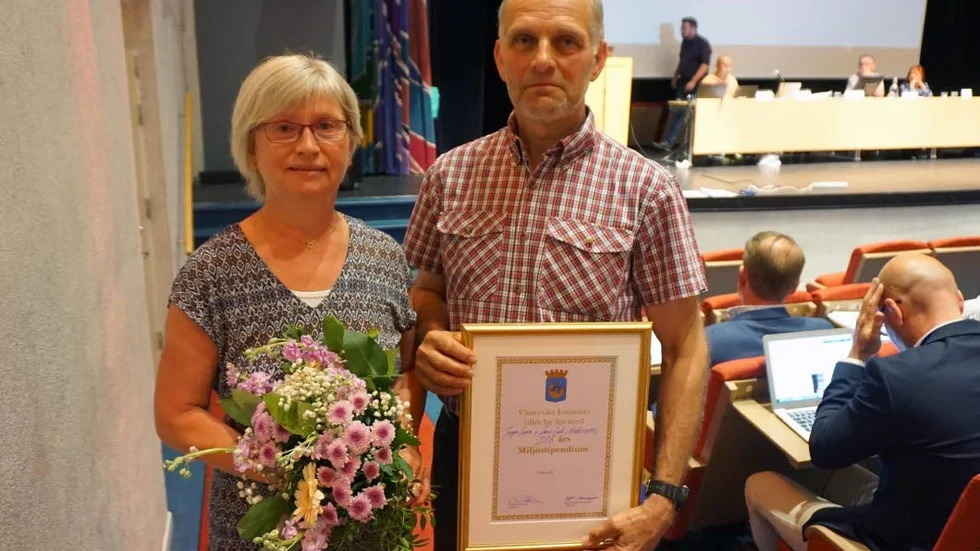 Stipendiater. Inga-Lena och Lars-Erik Andersson.