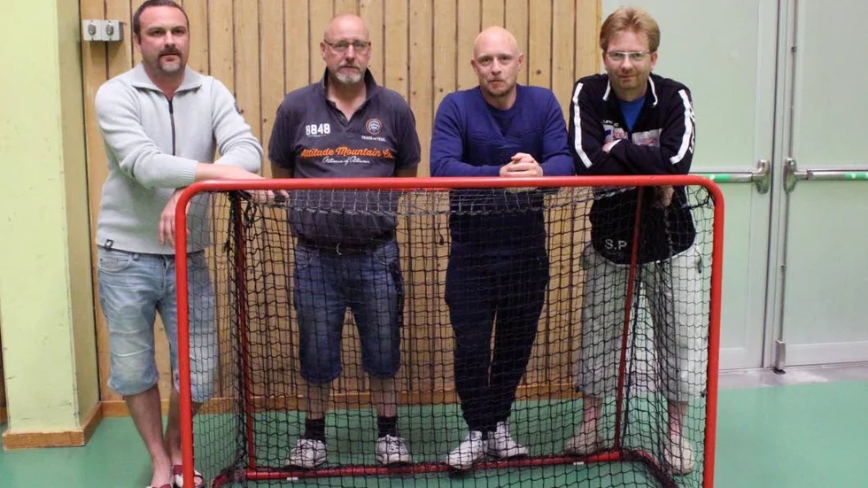 Tränarkvartett. WIBK:s herrar tränarstab kommer att bestå av från vänster: Jimmy Johansson, Johan Pettersson, Emil Johansson och Stefan Petterson, som blir huvudansvarig.
