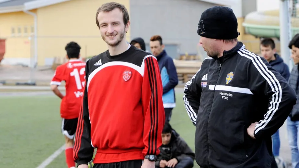 Tjust IF:s tränare Daniel Sjögren.