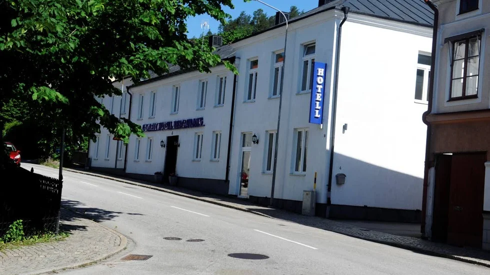 Försäljning. Gamleby hotell är till salu.