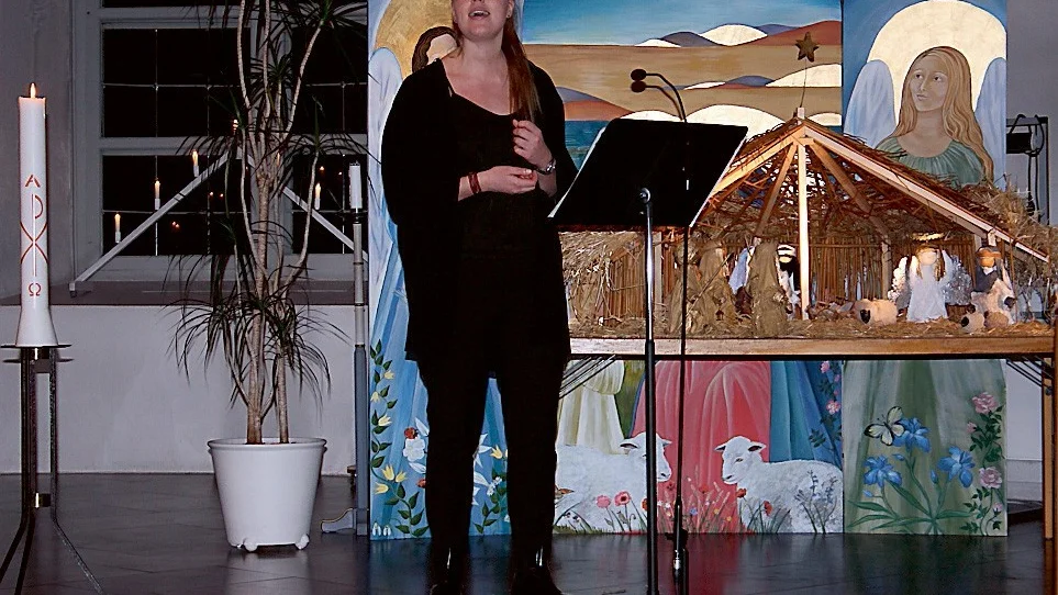 Stina Erikssons sångröst blev uppskattad av besökarna.
