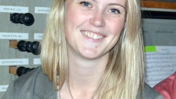 Linnéa Jonasson tillträder som ny kantor i Södra Tjust Pastorat den första september. Foto: Privat