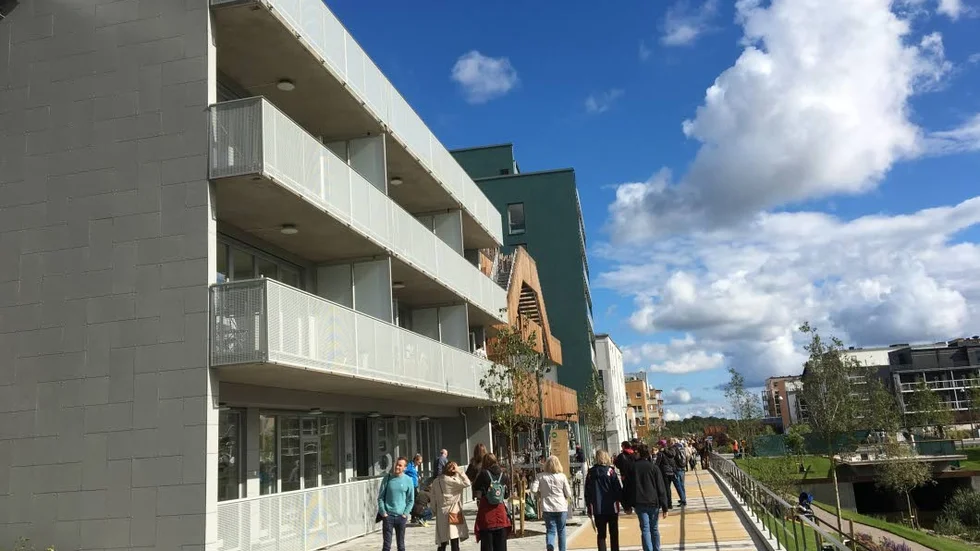 Vallastaden. En stadsdel med en del lösningar att ta med sig in i framtiden, tycker skribenten.