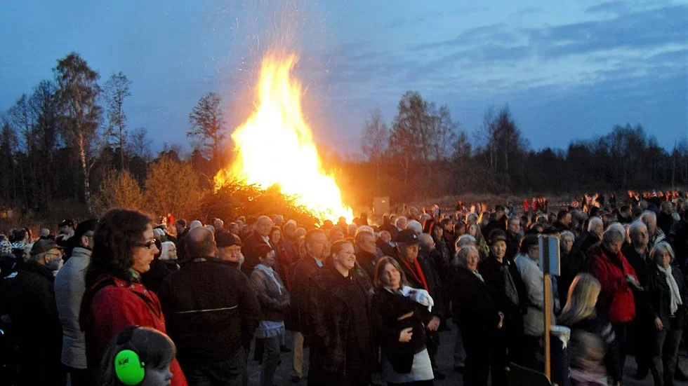 På måndag tänds sisa offentliga valborgsmässobålet i Borensberg?