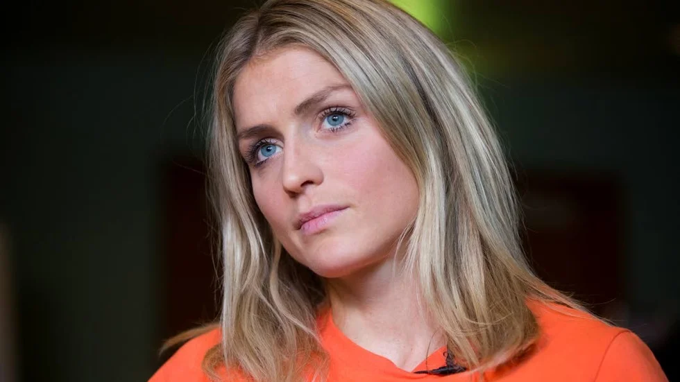 Therese Jouhag. Den norska skidåkaren har inte gjort något fel, menar Sune Johansson.