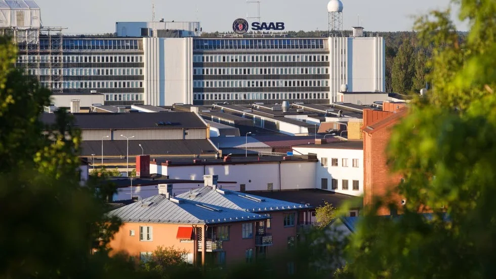 Saabs kontor i Linköping. Bilden är tagen vid ett tidigare tillfälle.
