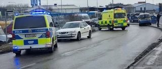Trafikolycka på Ingelsta – två bilar i sidokollision