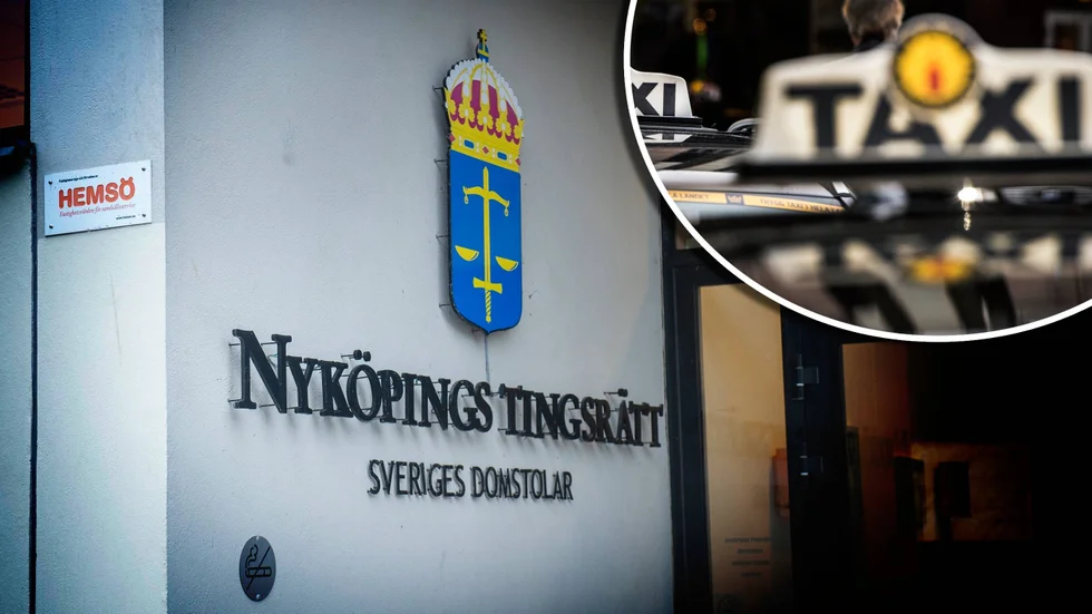 Förutom villkorlig dom och samhällstjänst ska den fällda bilföraren betala 11 000 kronor i skadestånd till taxichauffören.