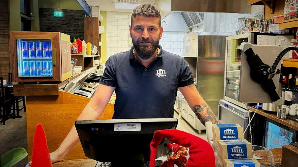 Grekiska Grill och Bar, Hamnmagasinen och nu restuarangen i Bredsand. Mousa Eliya ser med stor förväntan fram emot att kunna öppna i Bresse.