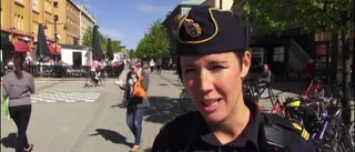 Se: Därför var det så många poliser på stan i dag