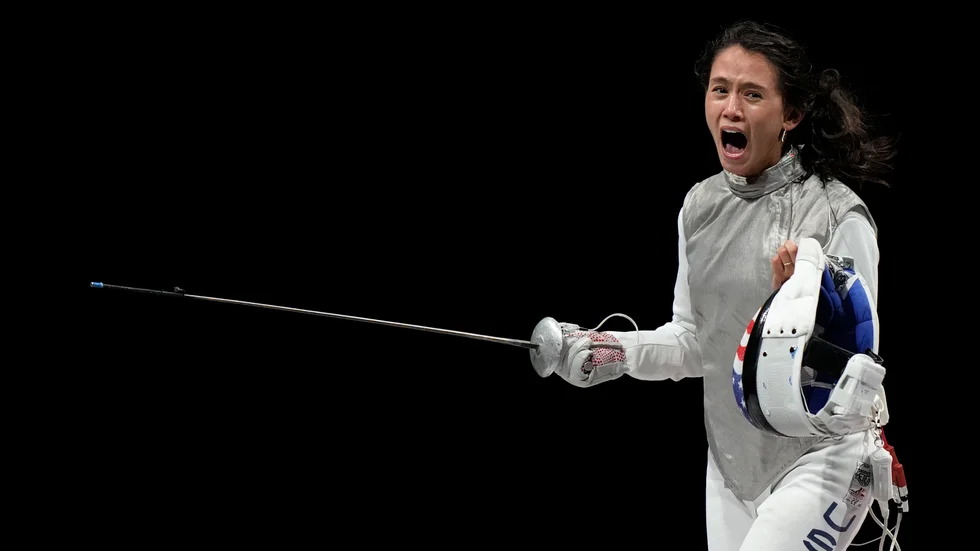 Amerikanskan Lee Kiefer är en av de som ligger bakom brevet till IOK. Arkivbild.