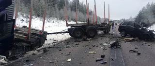 Man omkom i svår trafikolycka på E10