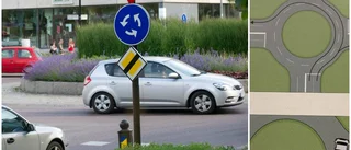 Så kör du i en rondell